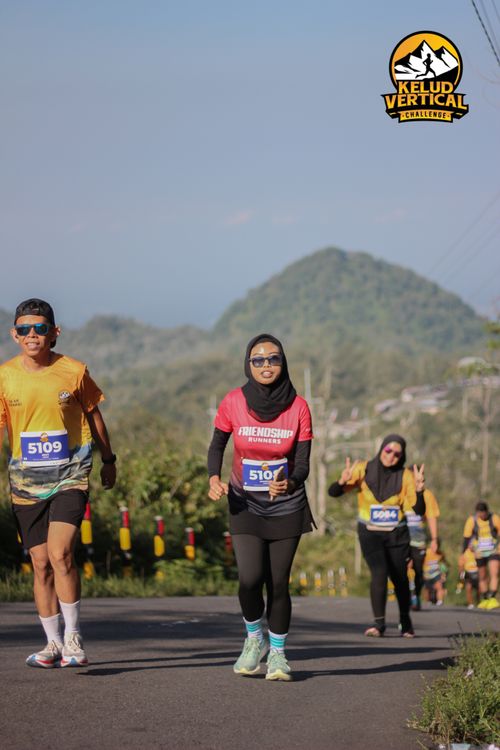 Race photo from Kelud Vertical Challenge 2024