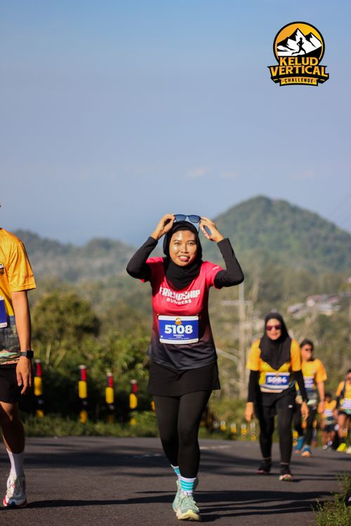 Race photo from Kelud Vertical Challenge 2024