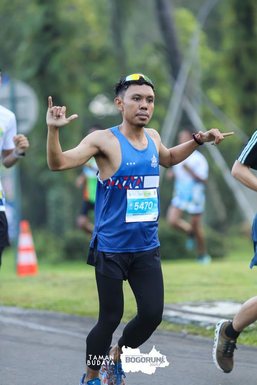 Race photo from Taman Budaya x BOGORUN 2025