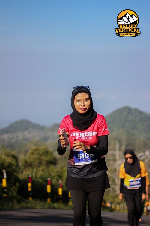 Race photo from Kelud Vertical Challenge 2024