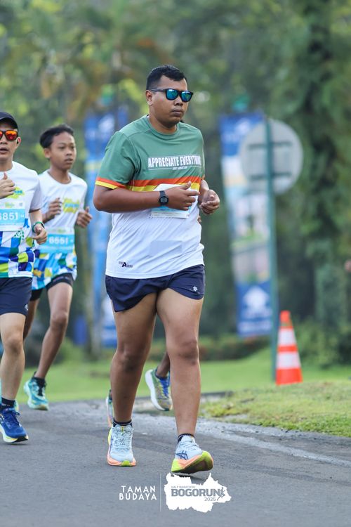 Race photo from Taman Budaya x BOGORUN 2025