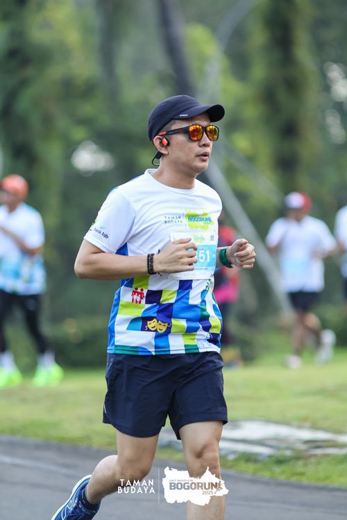 Race photo from Taman Budaya x BOGORUN 2025