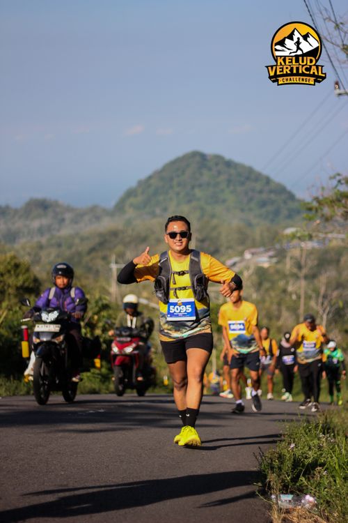 Race photo from Kelud Vertical Challenge 2024