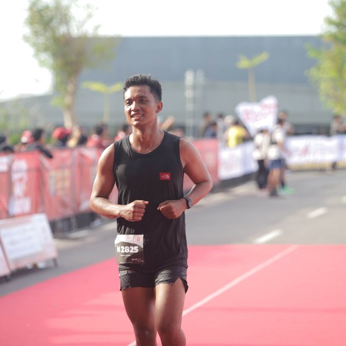 Race photo from KEDIRI HALF MARATHON 2026
