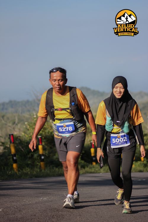 Race photo from Kelud Vertical Challenge 2024