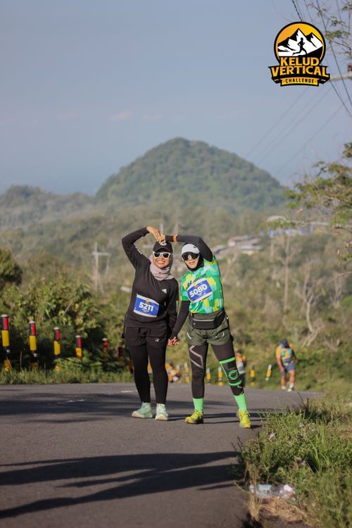 Race photo from Kelud Vertical Challenge 2024