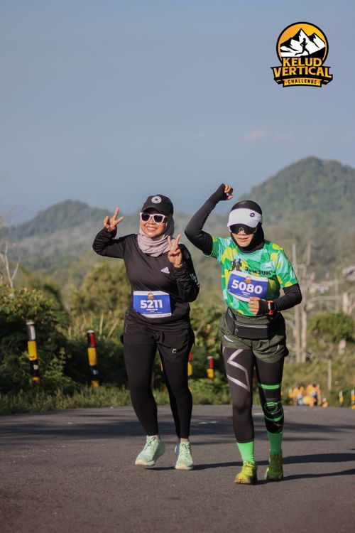 Race photo from Kelud Vertical Challenge 2024