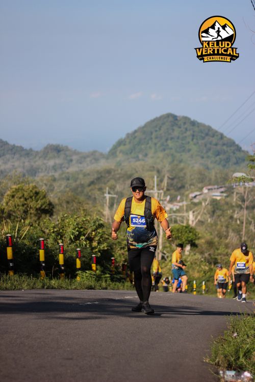 Race photo from Kelud Vertical Challenge 2024
