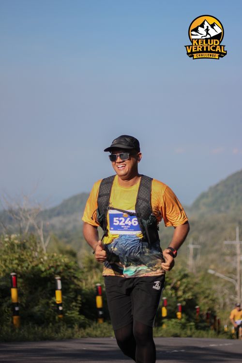 Race photo from Kelud Vertical Challenge 2024