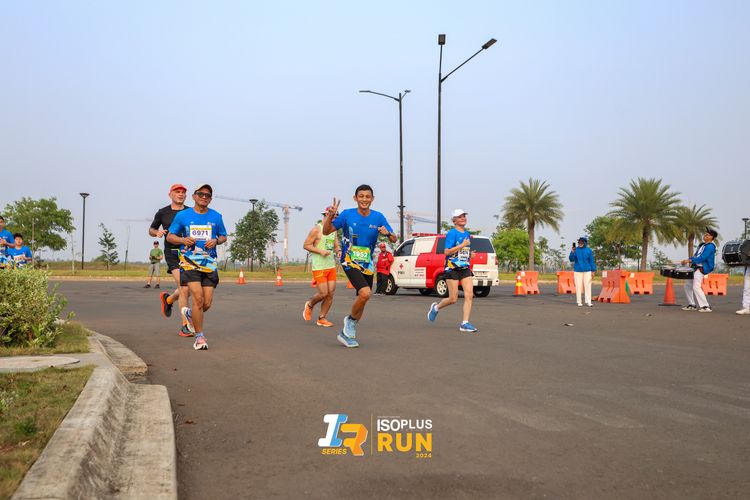 Race photo from ISOPlus Run 2024 Jakarta