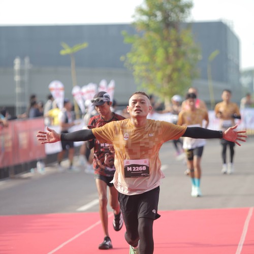 Race photo from KEDIRI HALF MARATHON 2026