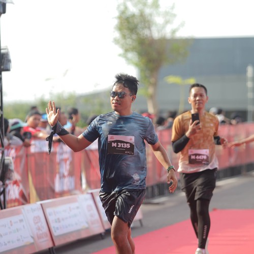Race photo from KEDIRI HALF MARATHON 2026