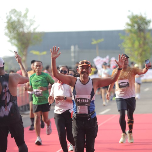 Race photo from KEDIRI HALF MARATHON 2026