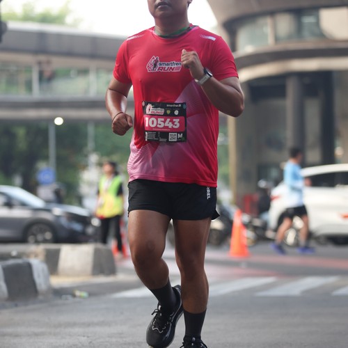 Race photo from SMARTFREN RUN 2026
