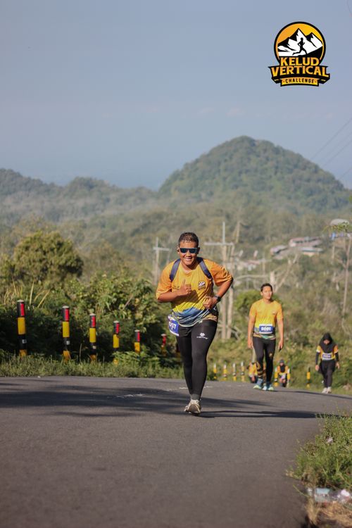 Race photo from Kelud Vertical Challenge 2024