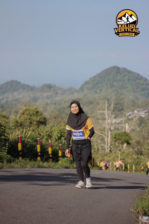 Race photo from Kelud Vertical Challenge 2024