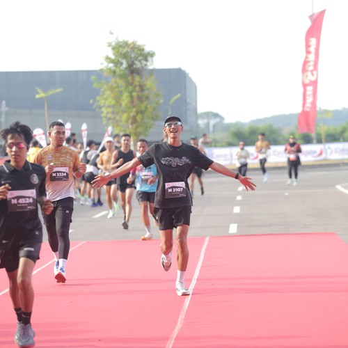 Race photo from KEDIRI HALF MARATHON 2026
