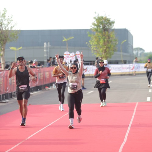 Race photo from KEDIRI HALF MARATHON 2026