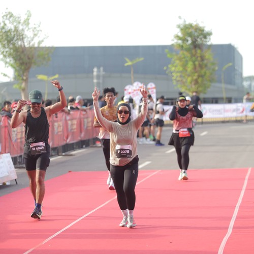 Race photo from KEDIRI HALF MARATHON 2026
