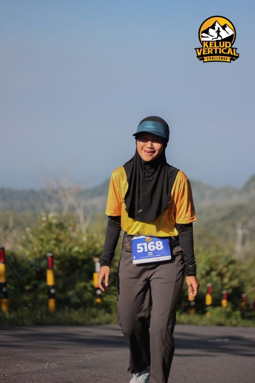 Race photo from Kelud Vertical Challenge 2024