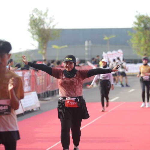 Race photo from KEDIRI HALF MARATHON 2026