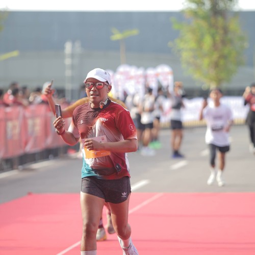 Race photo from KEDIRI HALF MARATHON 2026