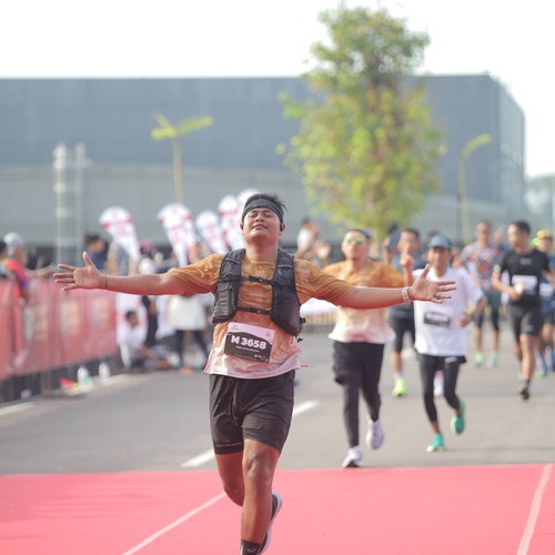 Race photo from KEDIRI HALF MARATHON 2026