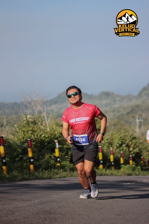 Race photo from Kelud Vertical Challenge 2024