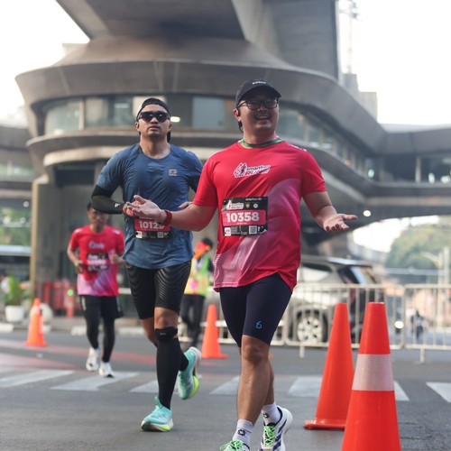Race photo from SMARTFREN RUN 2026