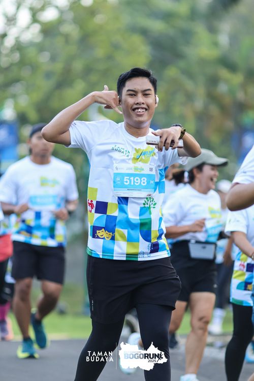 Race photo from Taman Budaya x BOGORUN 2025