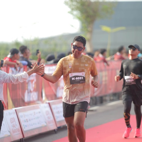 Race photo from KEDIRI HALF MARATHON 2026