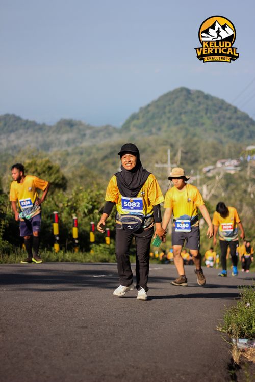 Race photo from Kelud Vertical Challenge 2024