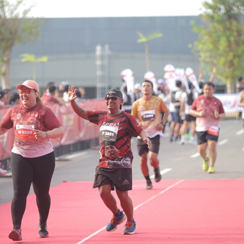 Race photo from KEDIRI HALF MARATHON 2026