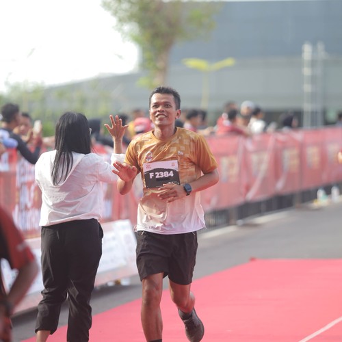 Race photo from KEDIRI HALF MARATHON 2026