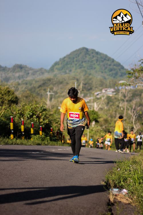 Race photo from Kelud Vertical Challenge 2024