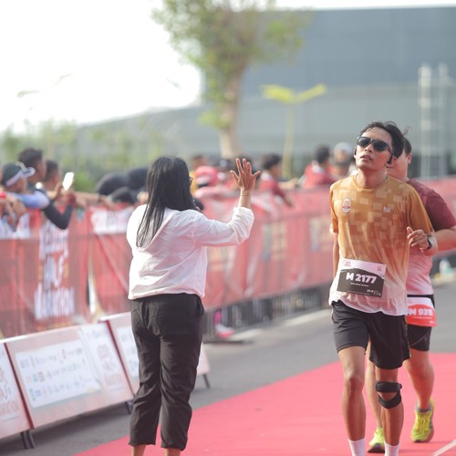 Race photo from KEDIRI HALF MARATHON 2026