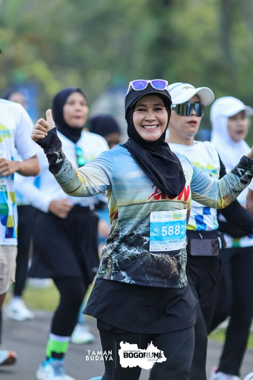 Race photo from Taman Budaya x BOGORUN 2025