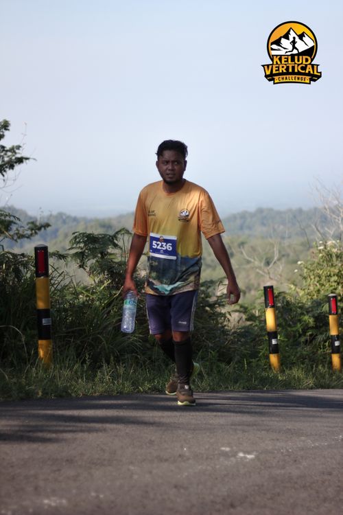 Race photo from Kelud Vertical Challenge 2024