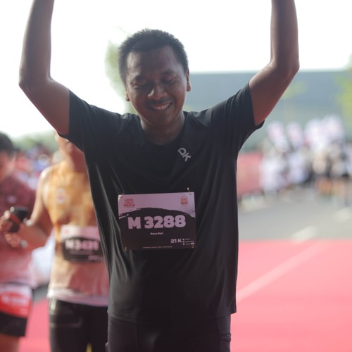 Race photo from KEDIRI HALF MARATHON 2026