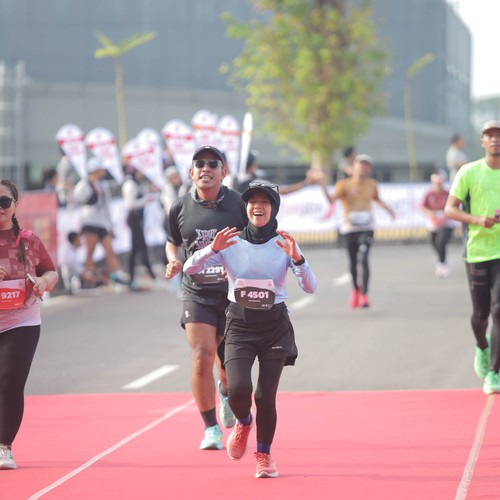 Race photo from KEDIRI HALF MARATHON 2026