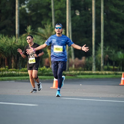 Race photo from BOGORUN 2026