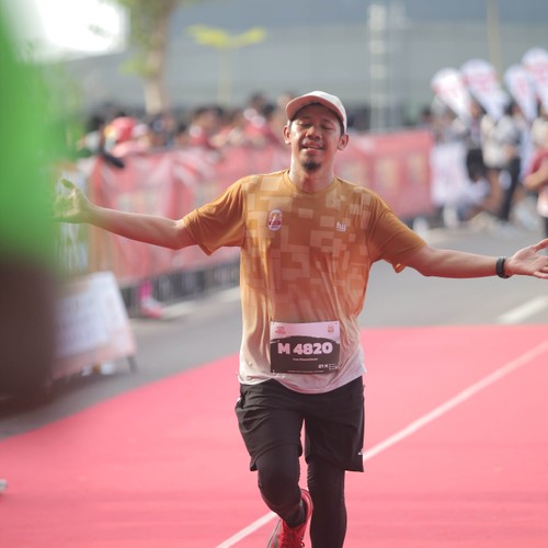 Race photo from KEDIRI HALF MARATHON 2026