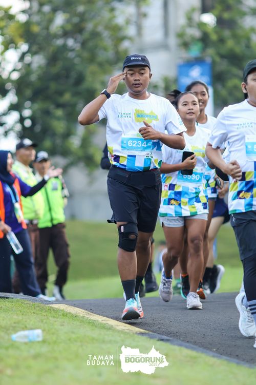 Race photo from Taman Budaya x BOGORUN 2025
