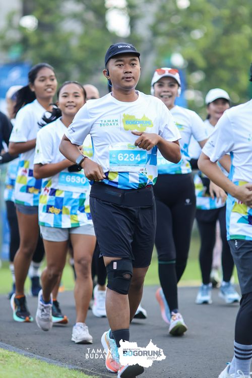 Race photo from Taman Budaya x BOGORUN 2025