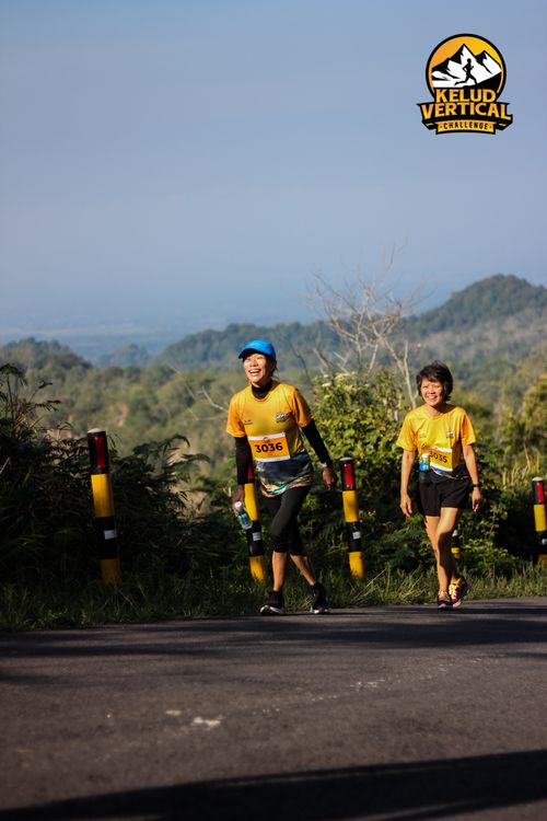 Race photo from Kelud Vertical Challenge 2024