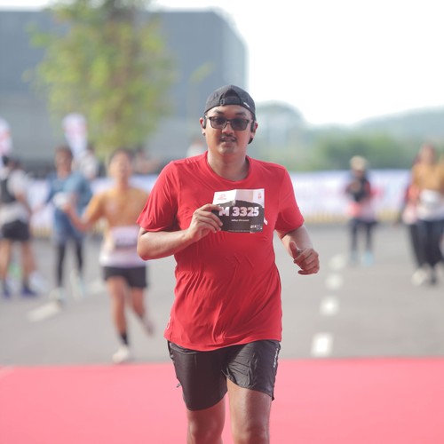 Race photo from KEDIRI HALF MARATHON 2026
