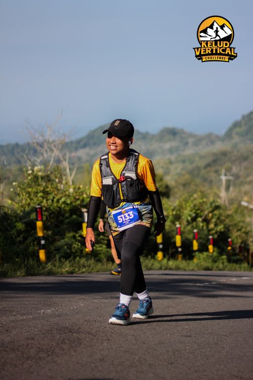 Race photo from Kelud Vertical Challenge 2024
