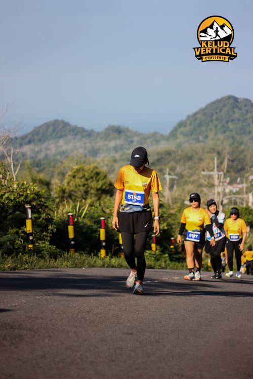 Race photo from Kelud Vertical Challenge 2024