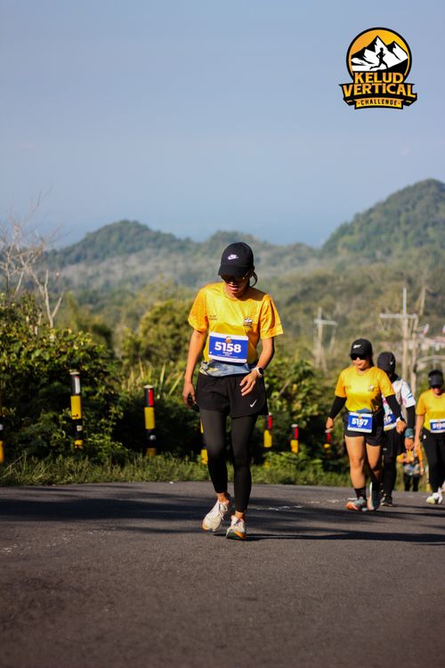 Race photo from Kelud Vertical Challenge 2024