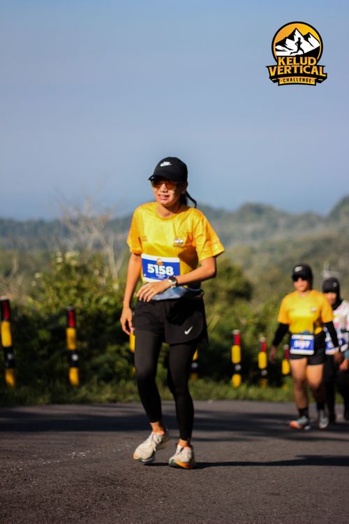Race photo from Kelud Vertical Challenge 2024